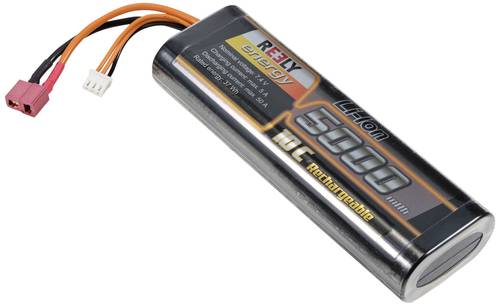 Reely Modellbau-Akkupack (LiIon) 7.4V 5000 mAh Zellen-Zahl: 2 10 C Hardcase T-Stecksystem