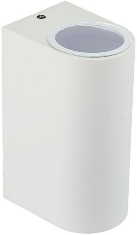 V-Tac Vt-7652 Portalampada Wall Light Rotondo Alluminio Bianco 2xgu10 – Sku 7542