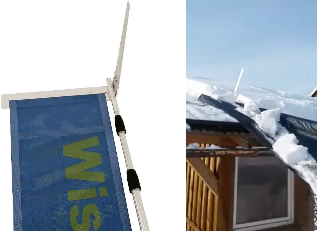 Axis Line Profi Teleskopstange 6m Dach Schnee entfernen - 6 Meter Stange und