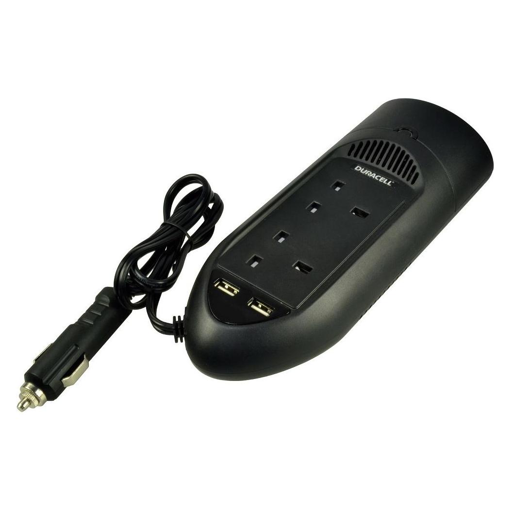 Duracell 175W Twin UK Socket Inverter (DRINV15-UK)