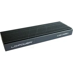 LC-M2-C-NVME-3 - Externes M.2 NVMe SSD Gehäuse, Aluminium, USB 3.1