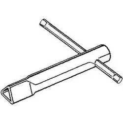 Stahl Dreikantschlüssel 8198/1-M8