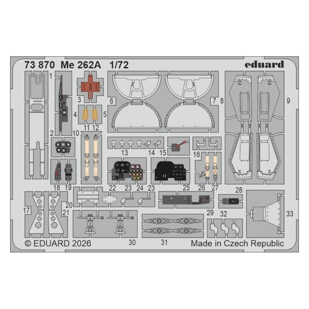 Eduard Me 262A for Arma Hobby (73870)