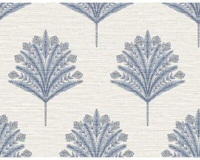 Seabrook Designs Harta Embossed Vinyl Unpasted Wallpaper