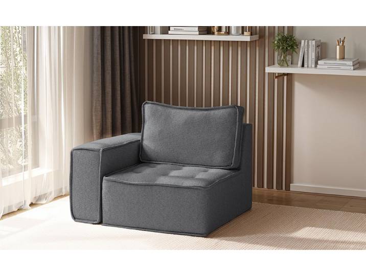 Fun Möbel Sofa Modulares Sofa SANDE Individuell konfigurieren, Einzelne Module, Sofa selbst Gestalten