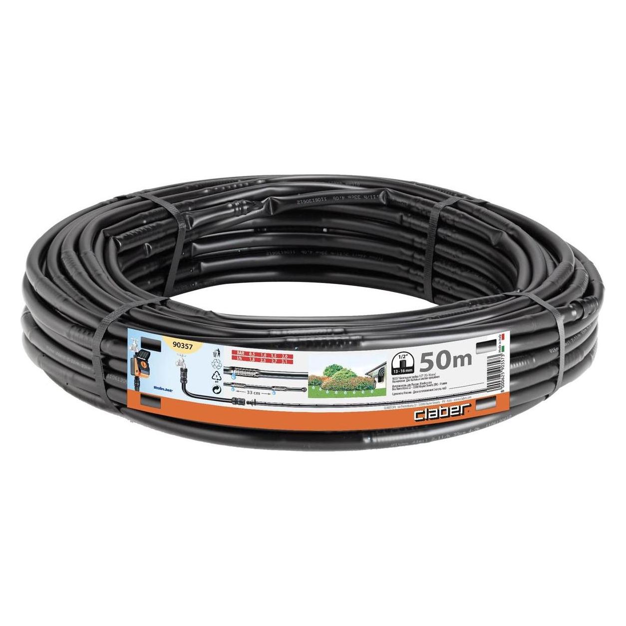 Claber Tropfrohr 1/2" - 50 M Wasserschlauch (50 m, 12.70 mm) (42920408)