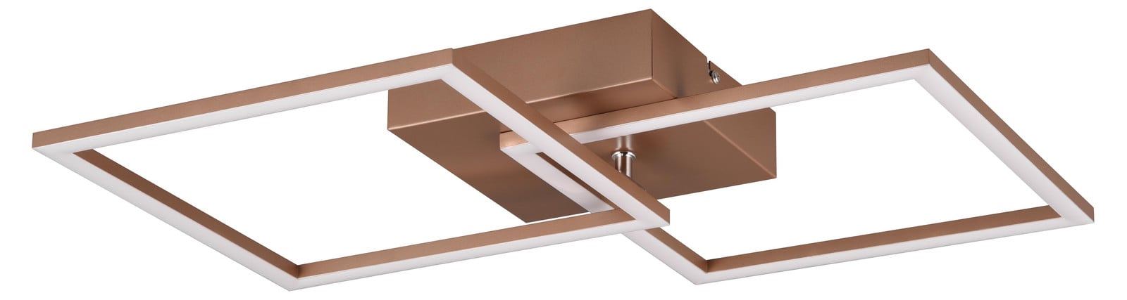 Trio Leuchten Design Plafondlamp Trail Bruin Metaal met Led