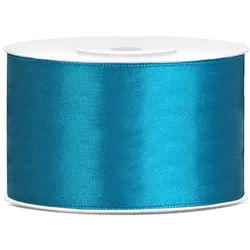 25x Satinband, türkis, 38mm/25m