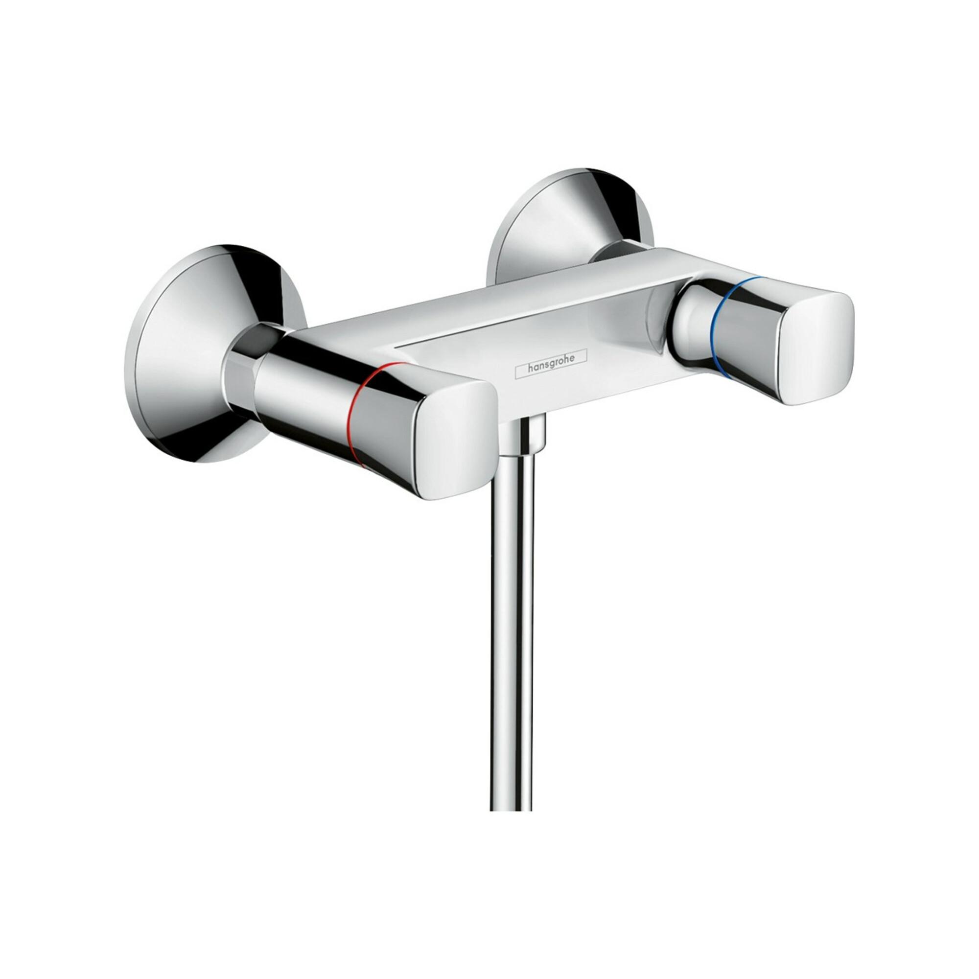 hansgrohe Zweigriff-Brause-Armatur Logis AP, 1 Verbraucher, chrom (71263000)