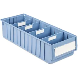 PROREGAL 100x Trennsteg für Regalkästen BH | Breite 12,4cm