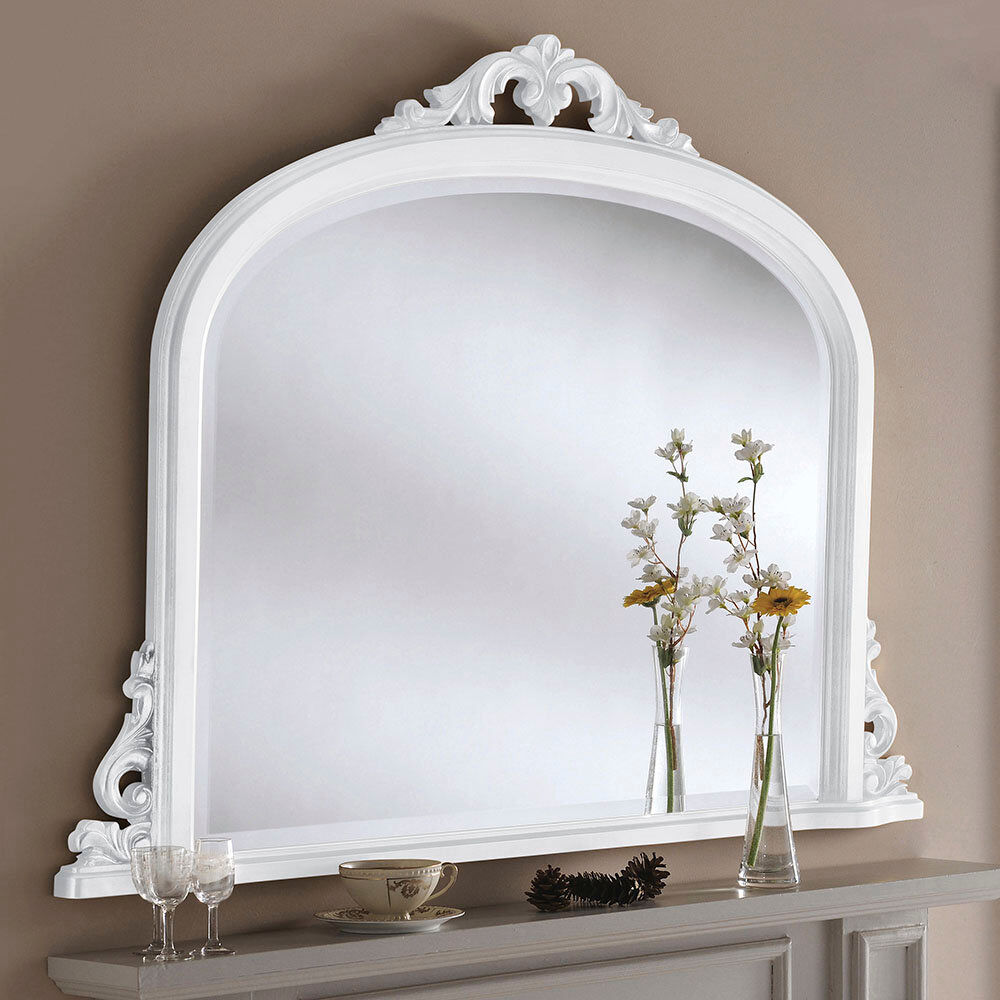 Rosdorf Park Duda Mirror White 84cm H x 102cm W