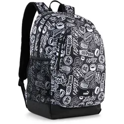 PUMA Academy Print Rucksack 08 - PUMA black/turbo aop