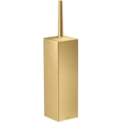 Hansgrohe AXOR Universal Rectangular Toilettenbürstenhalter Wandmontage, Brushed Gold Optic