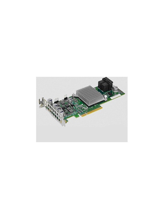 Supermicro Add-on Card Speichercontroller RAID 8 Sender/Kanal SATA 6Gb/s / SAS 12Gb/s Low-Profile 12 Gbit/s 0 1 1E PCIe 3.0 für SuperServer 6017R-NTF (AOC-S3008L-L8I)