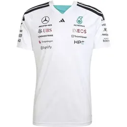 ADIDAS Herren Hemd MERCEDES - AMG PETRONAS FORMULA 1 TEAM DRIVER TRIKOT, Größe XS in Weiß Weiß