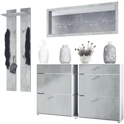 GARDEROBE Orlando Beton Oxid Optik