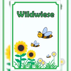 HB-Druck Aufkleber Wildwiese A4 (210x297mm)