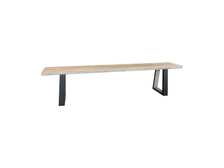 Lot de 2 bancs en bois d'acacia 180cm