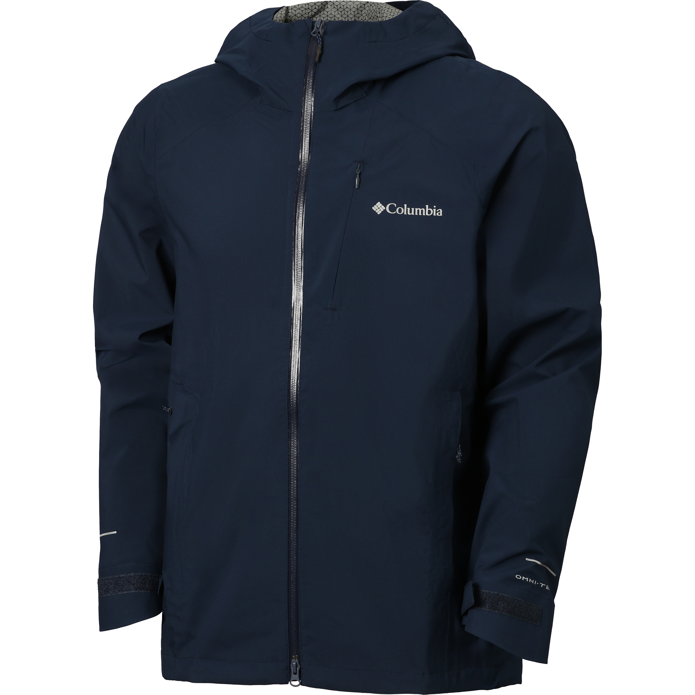 Columbia Trailborne 2.5L Herren Regenjacke blau Größe M Camping Widerstandsfähig