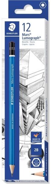 Staedtler Mars Lumograph 100 Blyant   2b