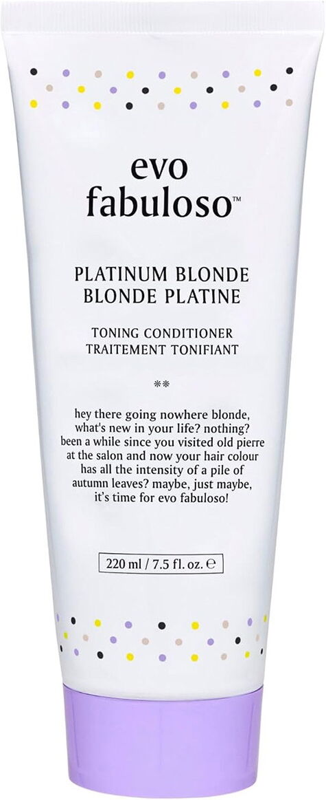 220ml Evo Fabuloso Platinum Blonde Toning Conditioner