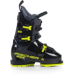 FISCHER Kinder Ski-Schuhe RC4 50 JR GW BLACK/BLACK, Größe 23.5 in Braun Braun