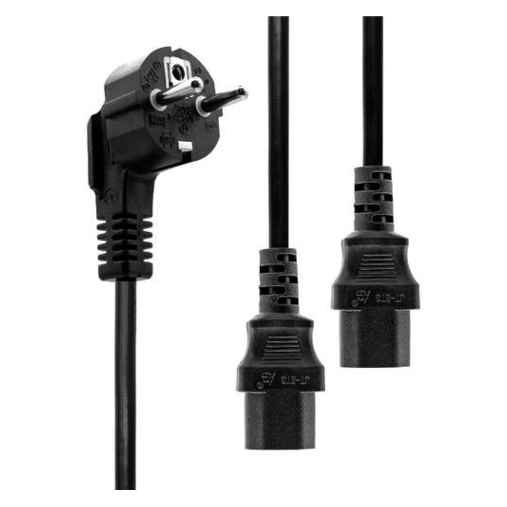 MicroConnect Netz-Splitter (1.80 m, CEE 7/4) (PE011318)