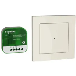 Merten MEG501020 Connected Lösung zum Dimmen und Schalten,Quick Home Connect Funklösung, Raumlösung,Dimmaktor und Funktaster in System M