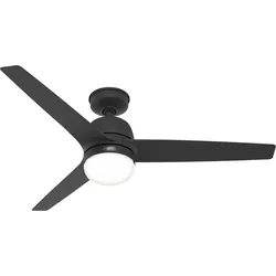Outdoor Deckenventilator Seawave Schwarz mit Licht