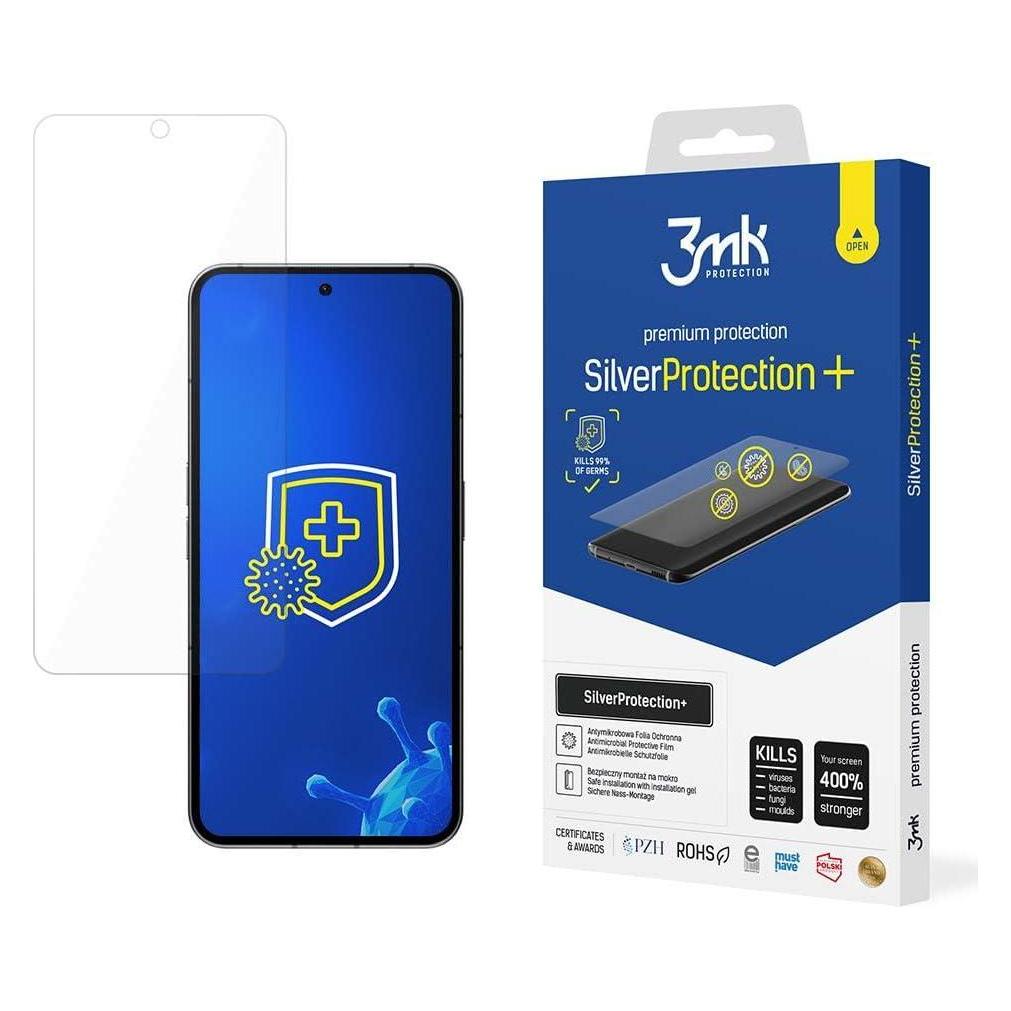 3MK SilverProtect+ Nothing Phone 2 Folia Antymikrobowa montowana na mokro (1 Stk., Nothing Phone (2)) (1637320834)