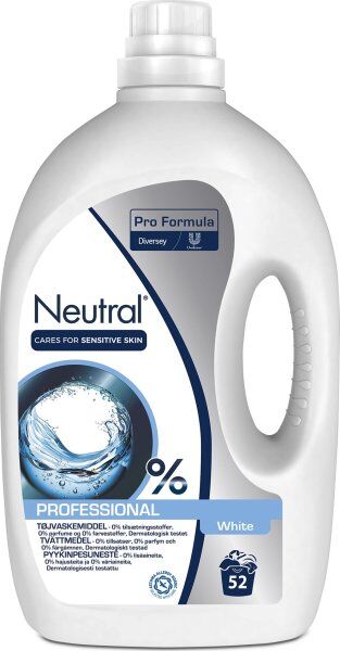 Neutral Pro Flydende Vaskemiddel   White   2,62 L