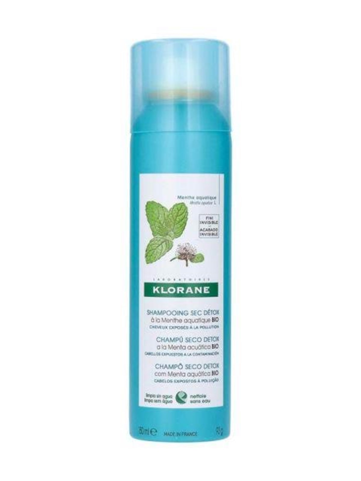 Klorane - Detox Dry Shampoo With Organic Aquatic Min