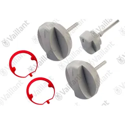 Knopf grau, Set a 3 St. Vaillant-Nr. 0020074963