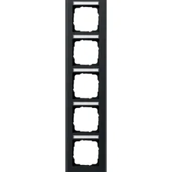 Gira Abdeckrahmen 5f. sw 111509