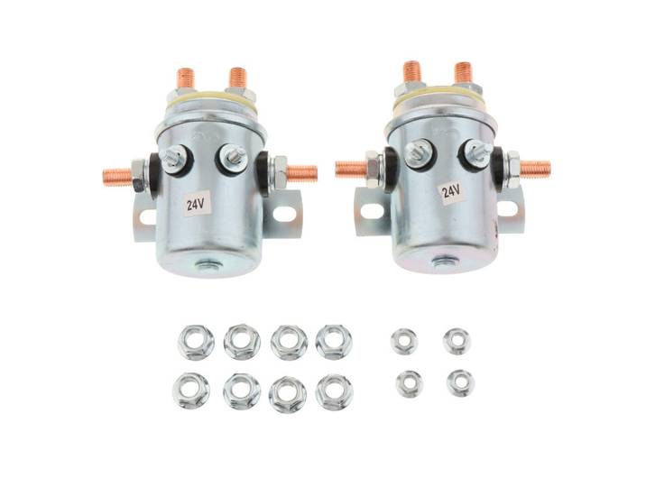 Solénoïde à service continu 200A 4V, pour voiturettes de Golf, treuil, Marine en urgence, solénoïde robuste