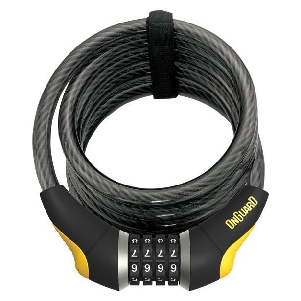 Onguard Dobermann Combo 8031 Spiralkabelschloss 185 cm Ø12 mm (185 cm) (ONG-8031)