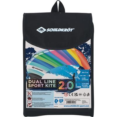 Dual Line SPORT KITE 2.0, incl. Carrybag, Rainbow
