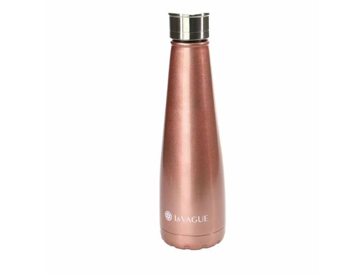 La Vague GRAVITY Edelstahl-Isolierflasche Kupfer – Trinkflasche/Thermosflasche/Shaker