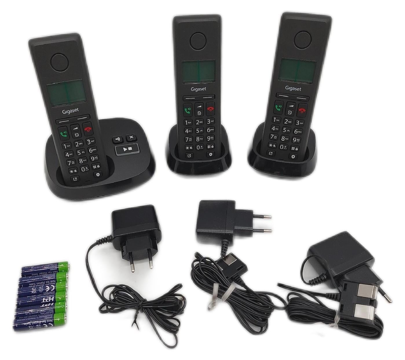 Gigaset Pure 220A Trio draadloze telefoonset met antwoordapparaat