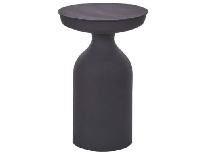 Beliani Beistelltisch Metall schwarz rund ⌀ 33cm Wohnzimmertisch Couchtisch modern Tenjo