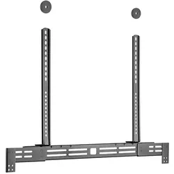 Hagor LS-1 Plus XL - Befestigungskit (VESA-Halterung) für Soundbar - Schwarz - Bildsch (1 Stk., Wandmontage, Nicht beweglich), Lautsprecher Ständer + Wandmontage, Schwarz