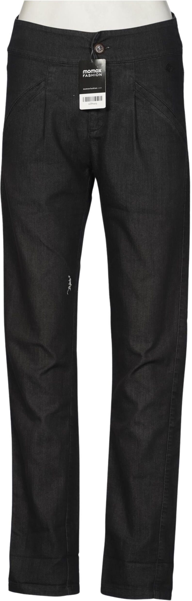 triple2 Damen Jeans, Schwarz, Gr. S, Synthetik / Elasthan / Baumwolle - Second Hand