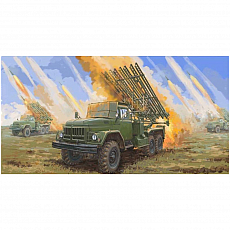 Trumpeter - Soviet 2B7R Multiple Rocket Launcher BM-13 HMM - 1:35 - 510 Teile 307766