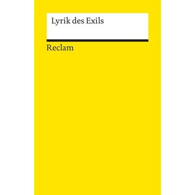 Lyrik des Exils, Taschenbuch von Wolfgang Emmerich,Susanne Heil, Reclam, Philipp, 978-3-15-008089-4