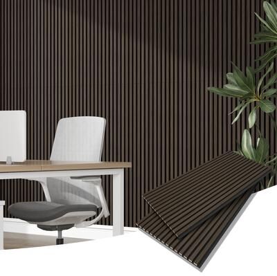Dovelina Acoustic Soundproof Slat Wall Panels 3D Decorative Wall Paneling