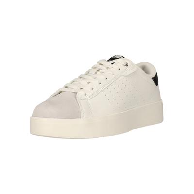 Sneaker ELLESSE "Ned", Damen, Gr. 42, weiß (weiß, schwarz), Lederimitat, Schuhe Sneaker, im sportlich-schlichten Design