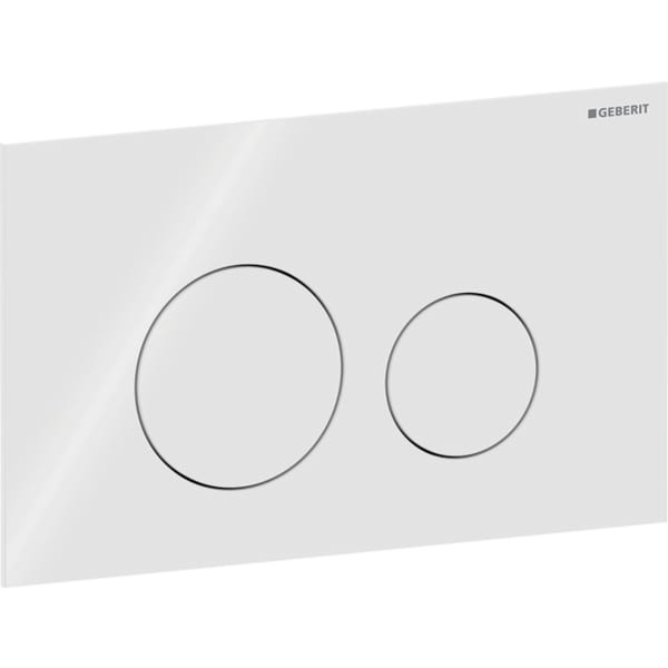 Geberit Sigma 40 Betätigungsplatte, für 2-Mengen-Spülung 115628SI1