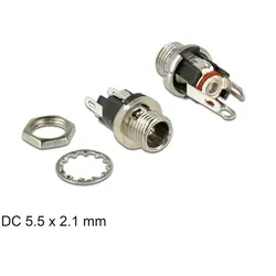 DeLOCK 89910 Drahtverbinder DC Schwarz, Nickel