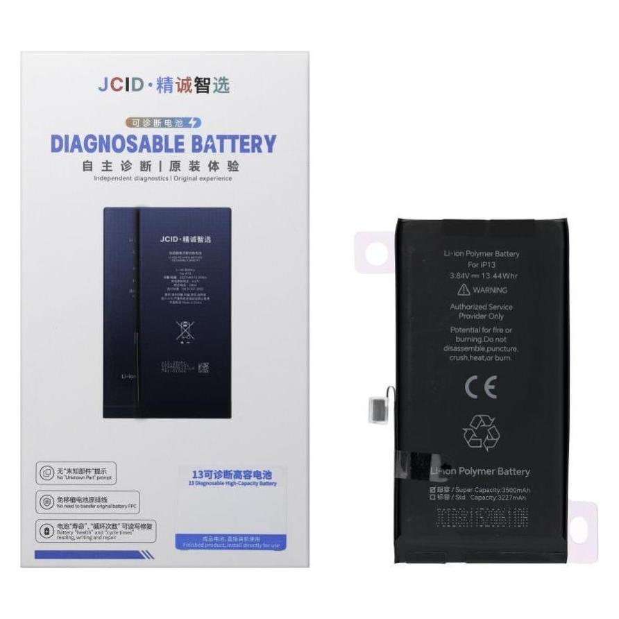 OPPO Batterie JCID JCID Diagnosable Batterie für iPhone 13 3500 mAh (hohe Kapazität) (65344217)