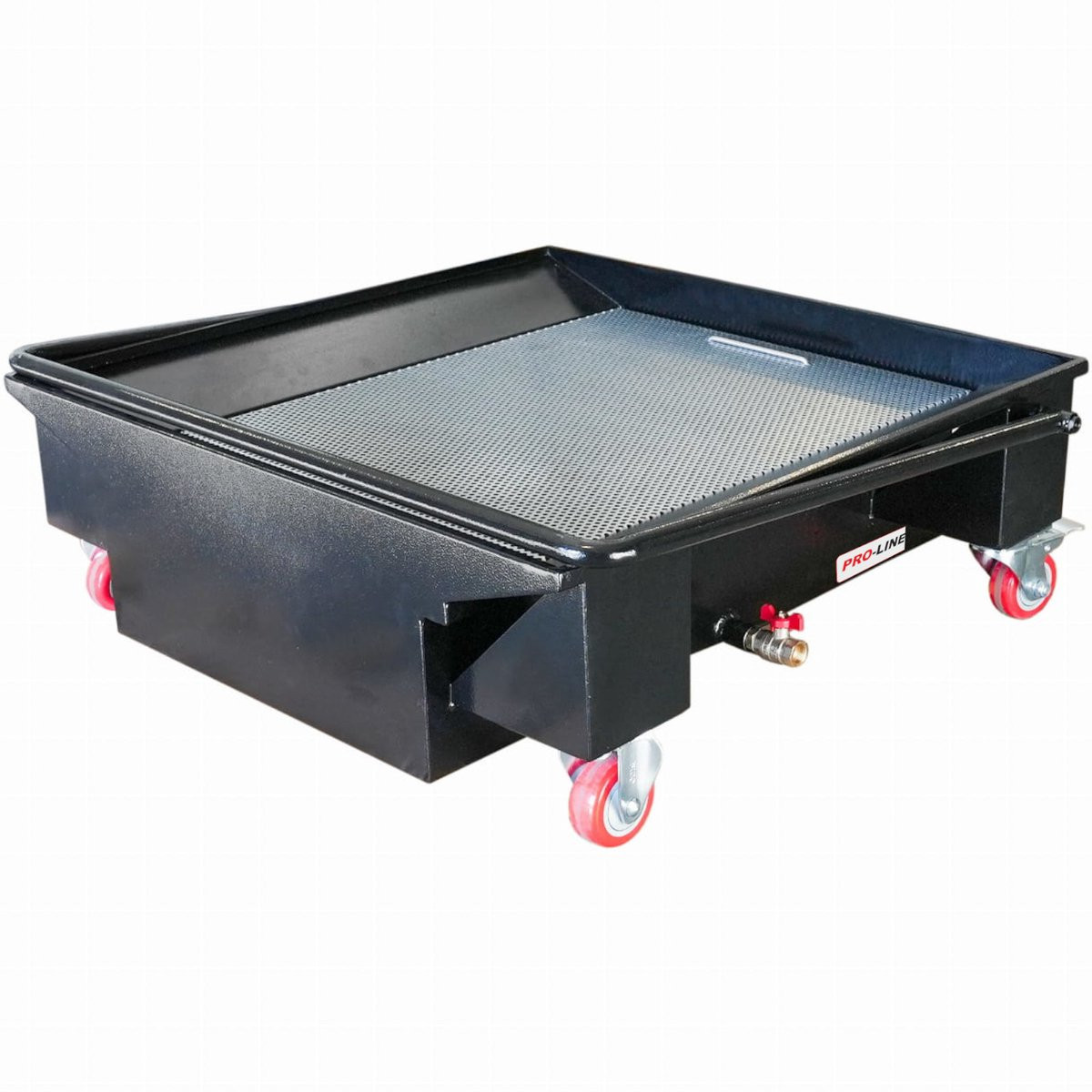 Pro-Line Mobiele Olieopvangbak van Staal, 50L, B: 75 cm x D: 75 cm